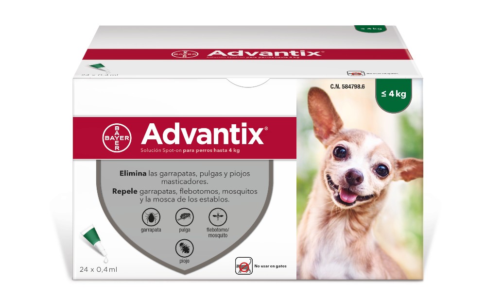 ADVANTIX 0,4ML 0-4 KG imagen 1