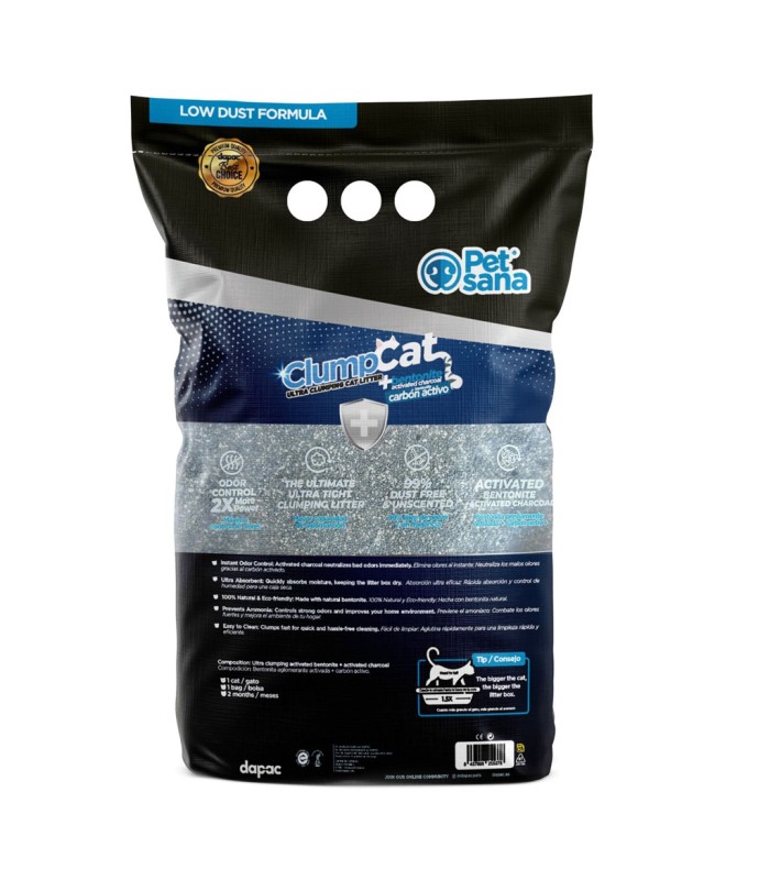 BENTONITA CARBÓN DOBLE ACTIVO 10L imagen 2