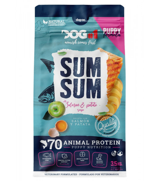 SUM SUM PUPPY SALMÓN 12K imagen 2