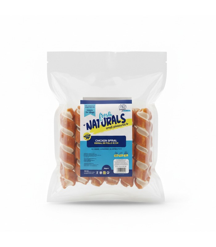 FRESH NATURAL ESPIRAL POLLO 15CM 1KG imagen 2