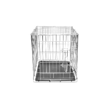 JAULA PLEGABLE CROMADA 76CM imagen 2