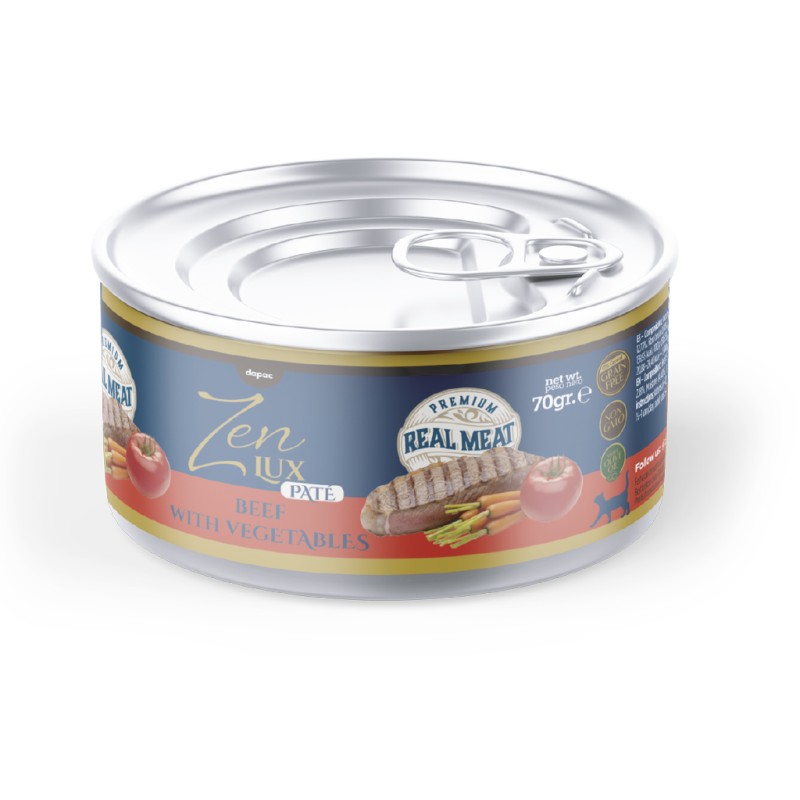 ZEN LUX PATÉ TERNERA VEGETAL 70GR imagen 1