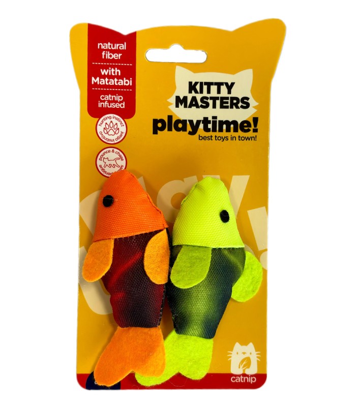 KITTY MASTER PECES NARANJA Y AMARILLO imagen 2