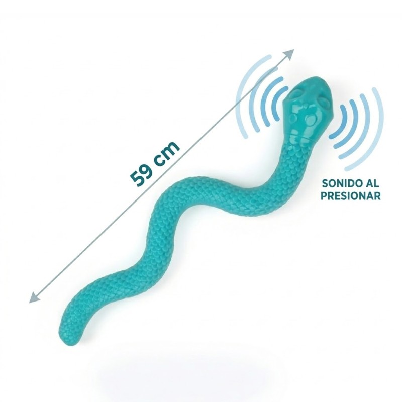 DM SERPIENTE DISPENSADOR 59CM AZUL imagen 2