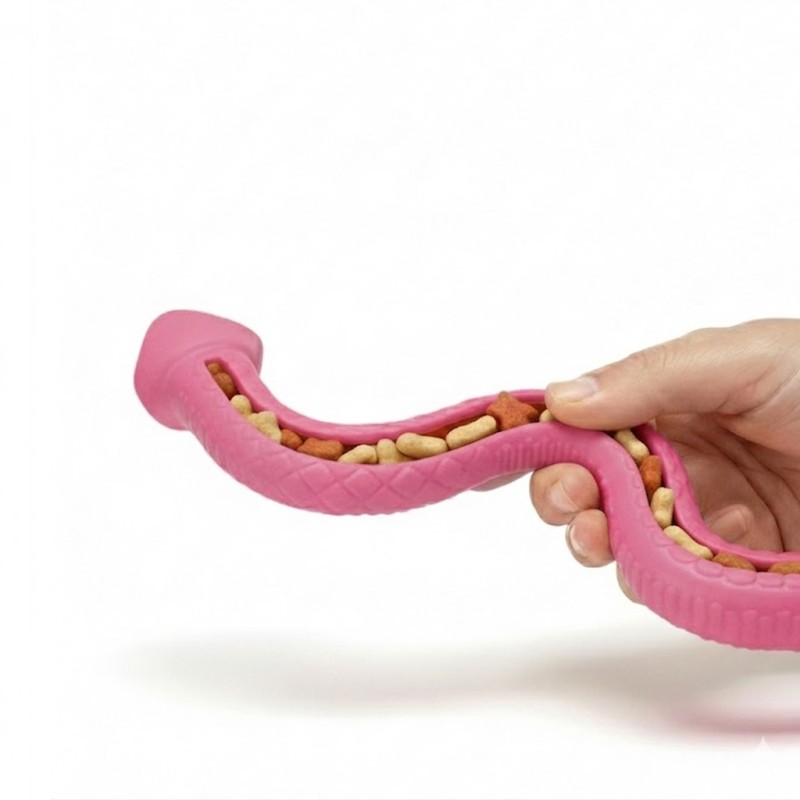 DM SERPIENTE DISPENSADOR 59CM ROSA imagen 3