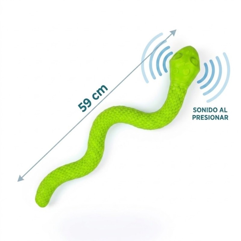 DM SERPIENTE DISPENSADOR 59CM VERDE imagen 1