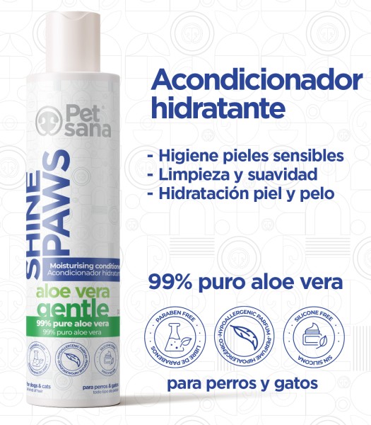 SHINE PAWS CONDITIONER ALOE 300ML imagen 2