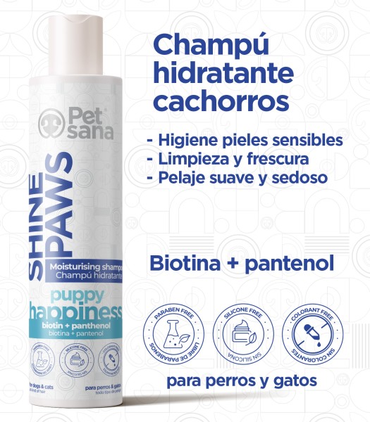 SHINE PAWS PUPPY CHAMPU 300ML imagen 2