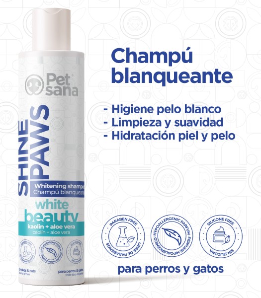 SHINE PAWS WHITE BEAUTY 300ML imagen 2