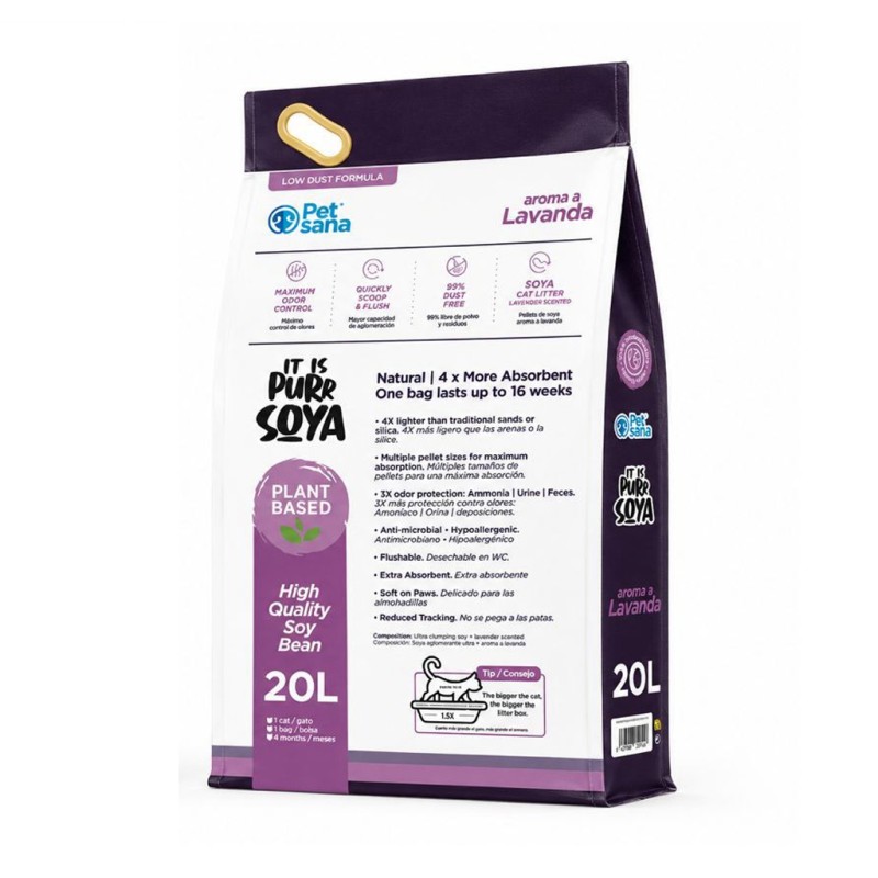 SOYA LAVANDA PETSANA 20L imagen 2