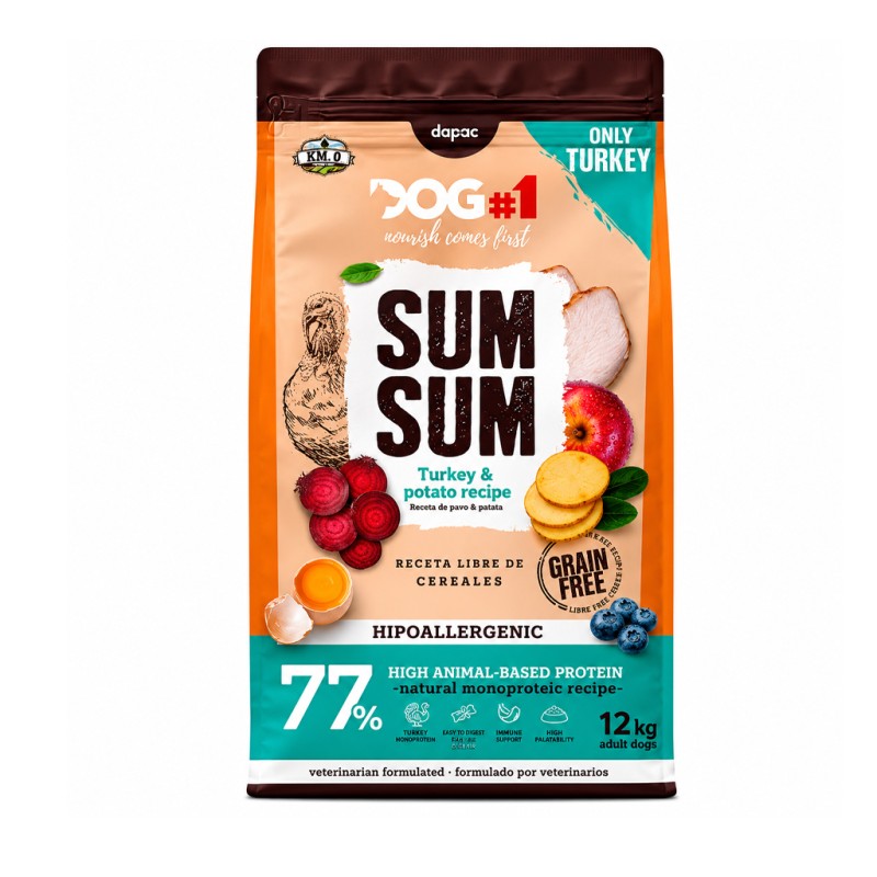 SUM SUM PAVO PATATA GRAIN FREE 12KG imagen 1