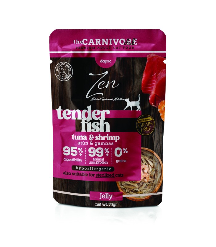 POUCHES TENDER ZEN ATÚN Y GAMBAS imagen 1