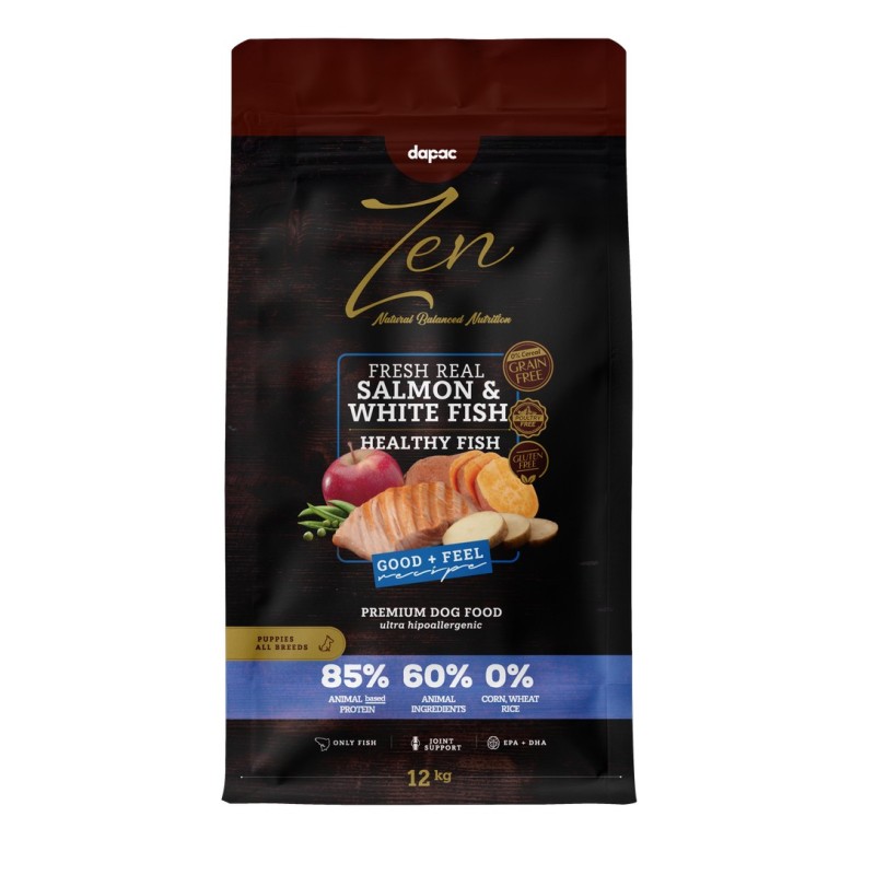ZEN GRAIN FREE PUPPY SALMON 12KG imagen 1